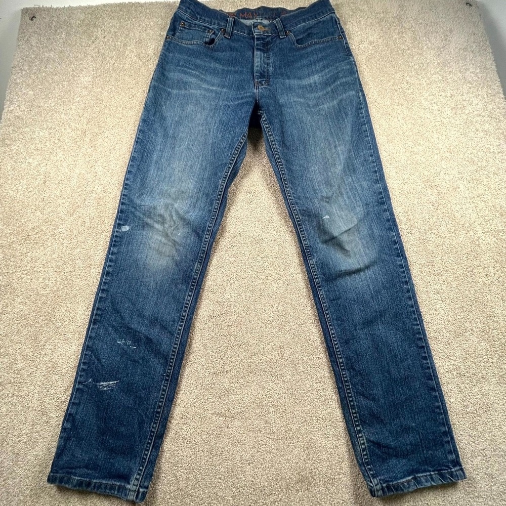 Urban Pipeline Max Flex Regular Fit Jeans Mens 32x34 Blue Denim Cotton Straight